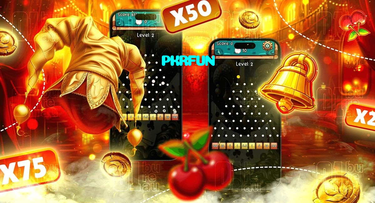 PKRFUN casino presented on mobile device in Pakistan with slots and live games